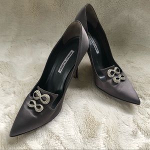 Manolo Blahnik - Sexy Silver Shoes